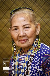 Estelita Tumandan Bantilan. Blaan mat weaver. GAMABA awardee. - 