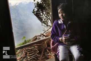 Ibaloi Girl on the Ridge. Kabayan. - 