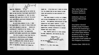 Chaffee Letter to Roosevelt - 