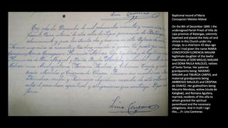 Maria Concepcion Maloles Malvar - 