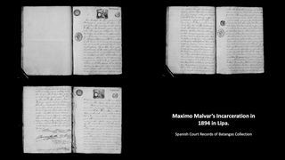 Maximo Malvar's incarceration in Lipa - 