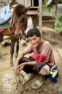 Man with a Horse. Malungon. - 