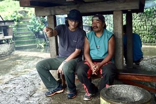 With Ifugao guide Leandro Elahe. - 