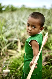Blaan Boy in a Pineapple Field. South Cotabato. - 